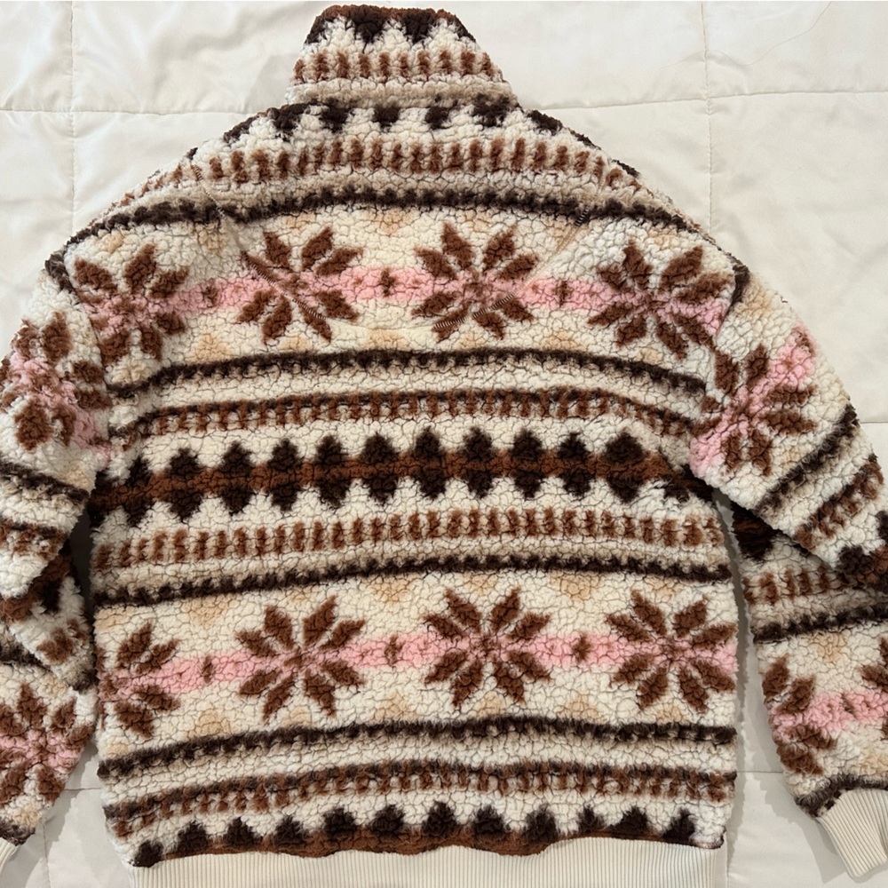 Aerie Multicolor Patterned Sweater - image 5
